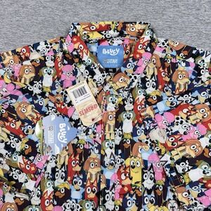 RSVLTS x Bluey Shirt Mens 3XL Primary Pals Colorful Button Down Stretch NEW
